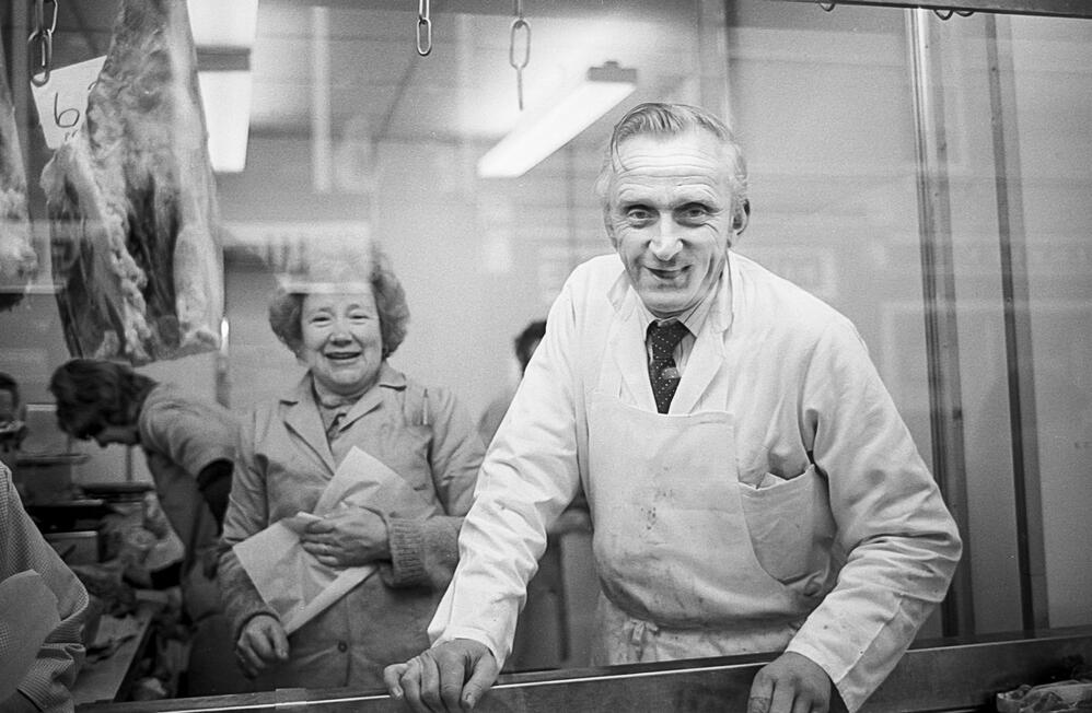32. Butchers Smiles , Stockport Collection 1977
