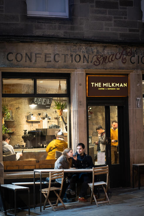 Hot chocolate at The Milkman Hot chocolate at The Milkman