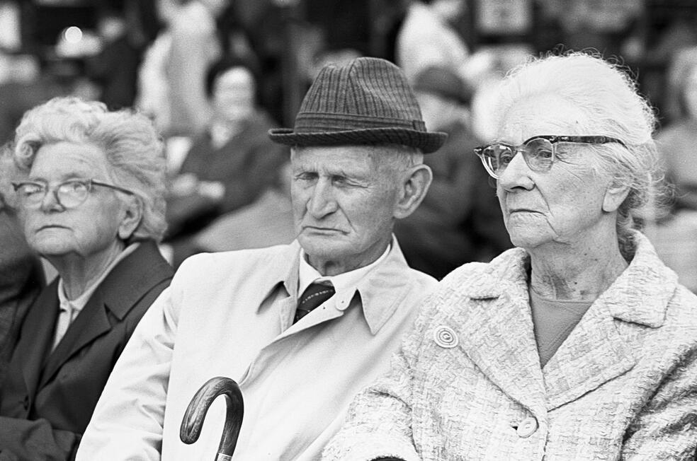 76. Arthur Bennet Resting his Eyes, Stockport Collection